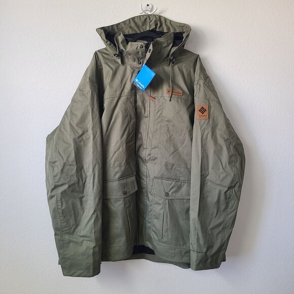 Columbia Horizons Pine Interchange Jacket WS7215-398 Size 4X Green